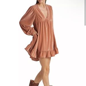 Free People Rust Mini Dress